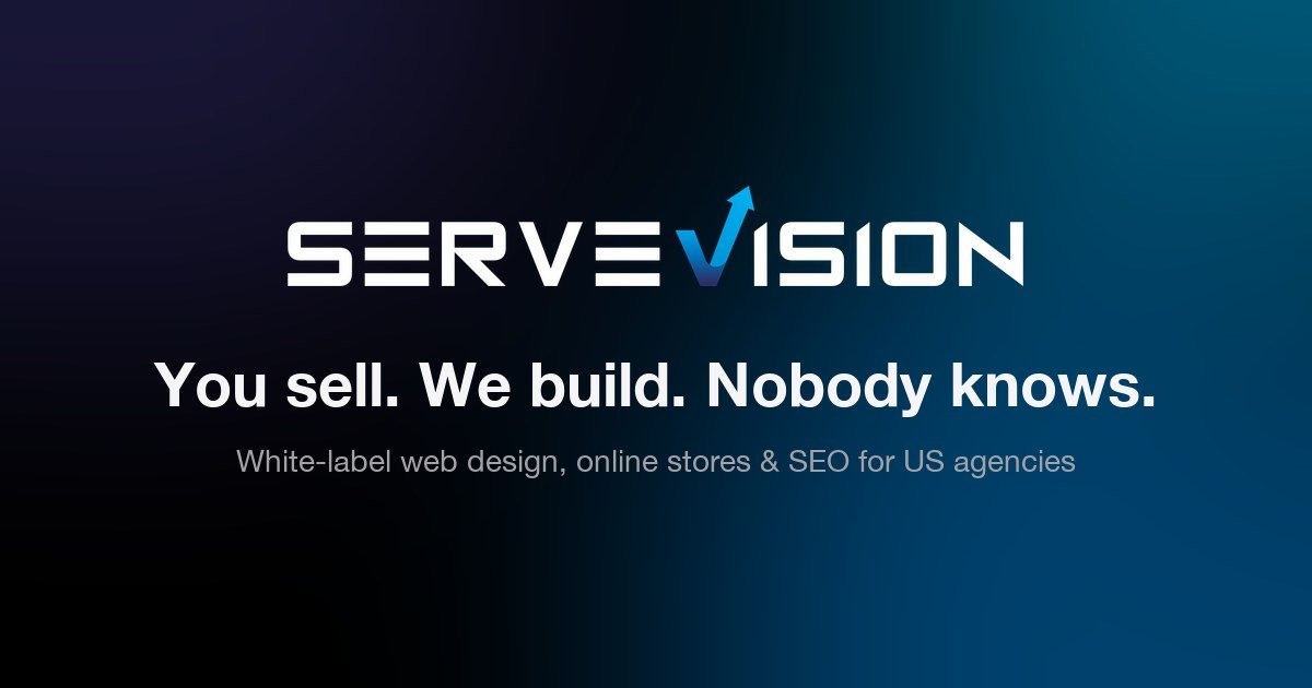 Contact Us | Talk to a White-Label Partner | ServeVision